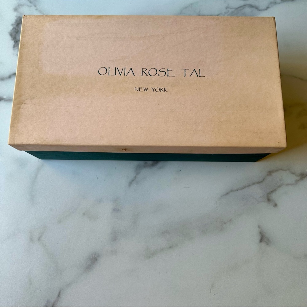 Olivia Rose Tal Silk Pom-Pom Mules Size 8 - Picture 12 of 12